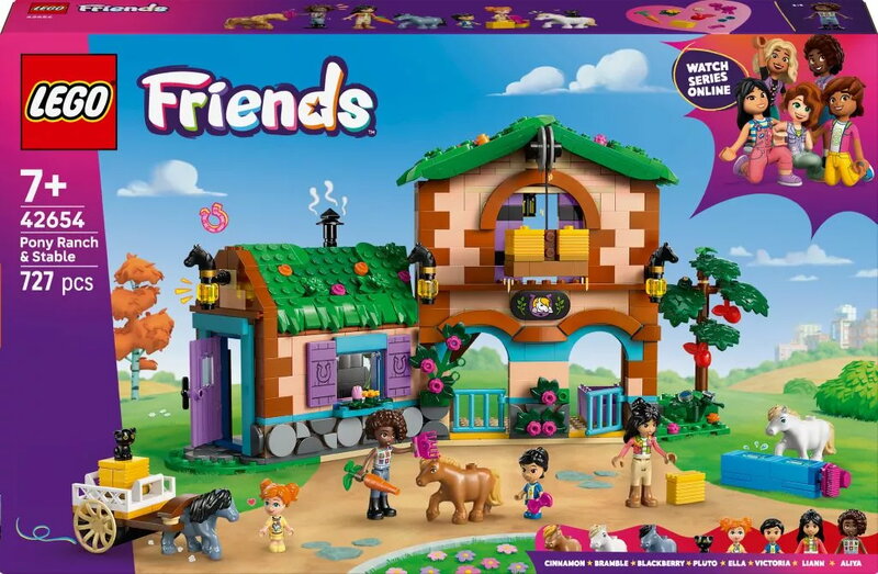 LEGO Friends Ponnygård & stall 42654
