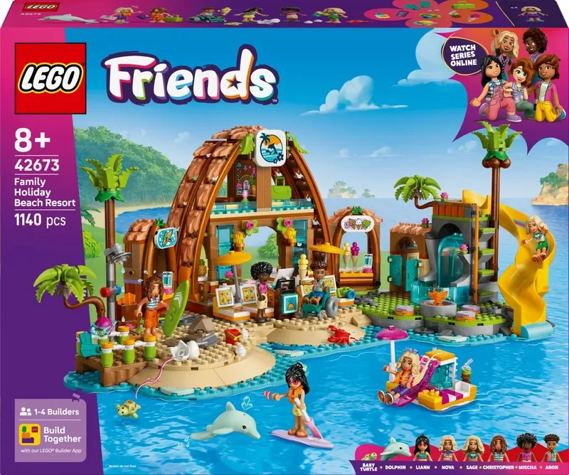 Product Image for LEGO Friends Familjesemester på strandresort 42673