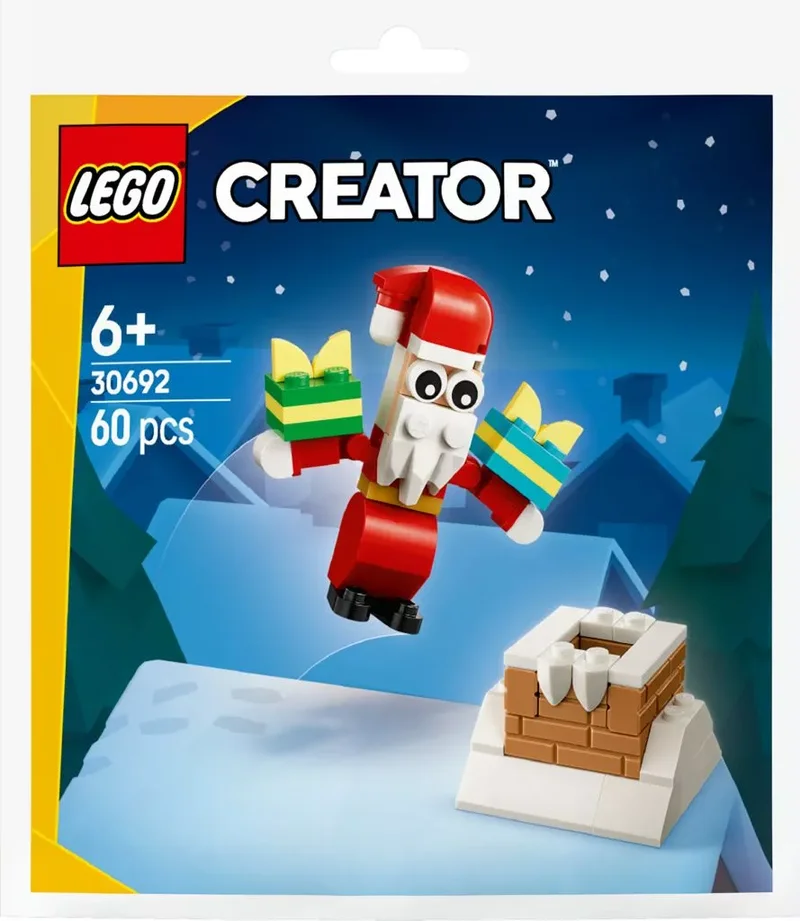 Product Image for LEGO Creator Skorstensskoj med jultomten 30692