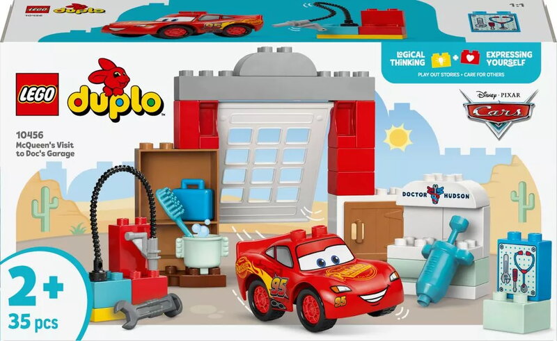 LEGO DUPLO Disney McQueens besök i Docs garage 10456