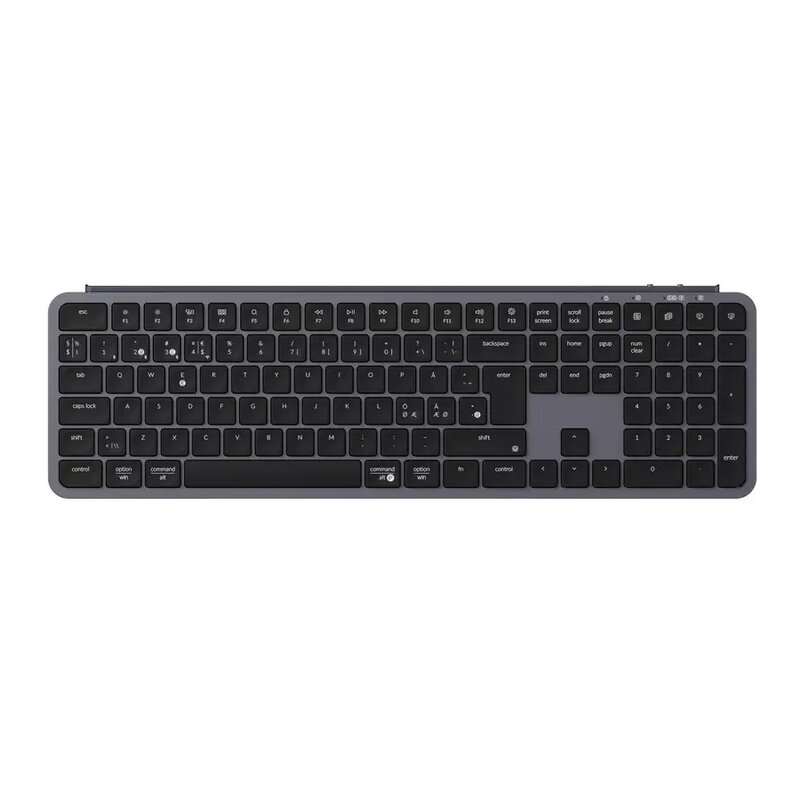 Keychron B6 Pro Ultra-Slim Wireless Keyboard Tri-Mode Space Grey