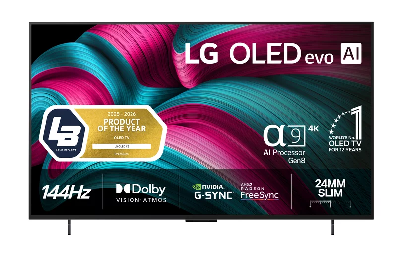 Product Image for LG 42'' OLED42C54LA / 4K / OLED Evo / 144 Hz / webOS