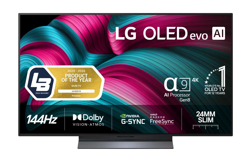 Product Image for LG 48'' OLED48C54LA / 4K / OLED Evo / 144 Hz / webOS