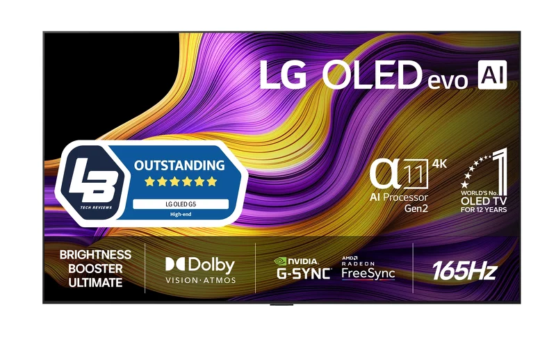 Product Image for LG 65'' OLED65G54LW / 4K / OLED Evo / 165 Hz / webOS