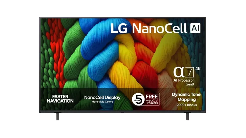 Product Image for LG 65'' 65NANO80A6B / 4K / NanoCell / 60 Hz / webOS