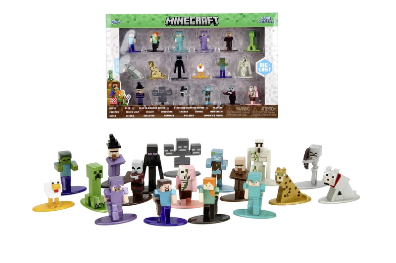 Product Image for Jada Toys Minecraft Multipack Nanofigurer, Wave 12