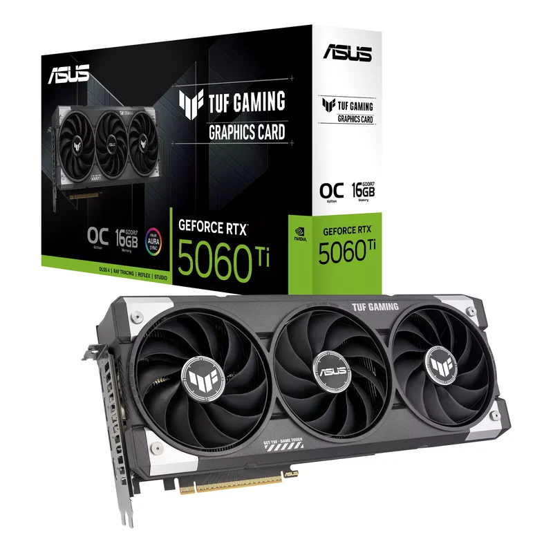 Product Image for ASUS GeForce RTX 5060TI TUF Gaming 16GB OC - GeForce RTX | Webhallen