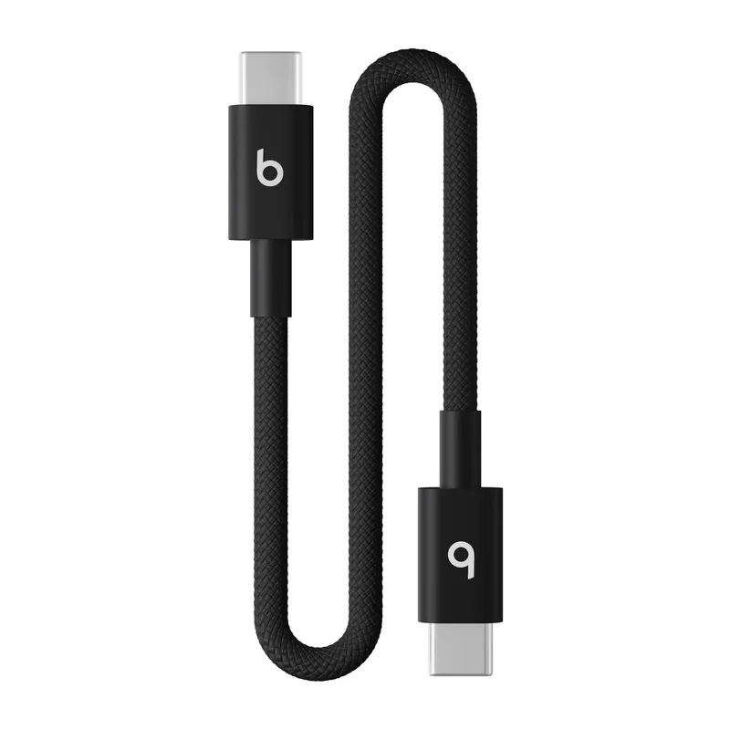 Product Image for Beats Vävd USB-C till USB-C kabel (20 cm) - Sprintsvart - USB-C | Webhallen