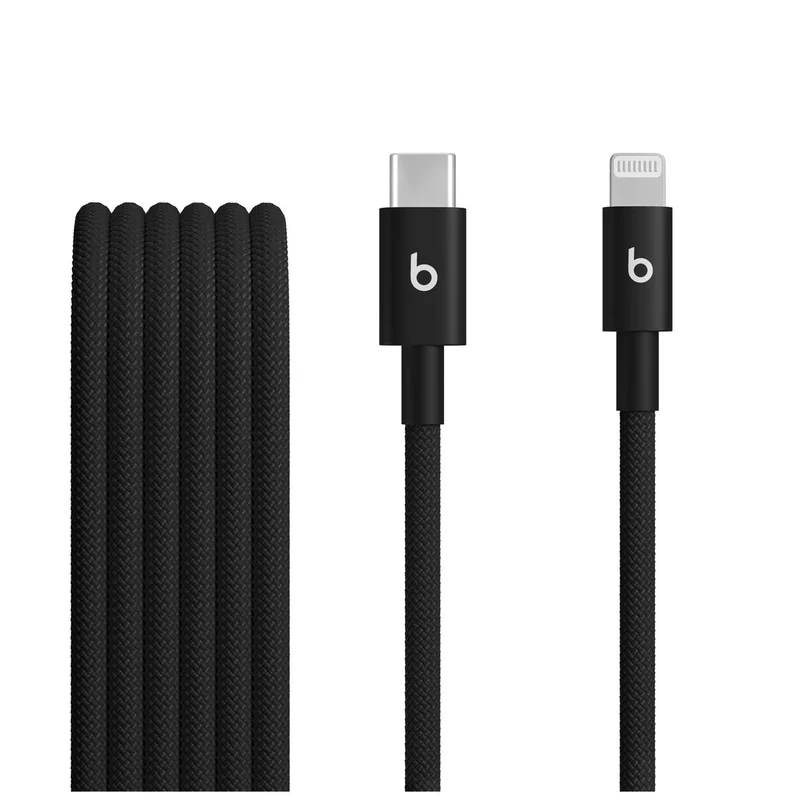 Product Image for Beats Vävd USB-C till Lightning kabel (1.5 m) - Sprintsvart - Lightningkabel | Webhallen