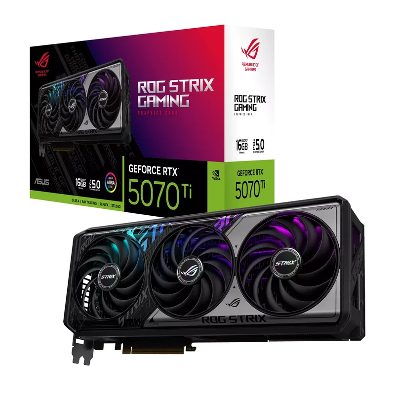 Product Image for ASUS ROG Strix GeForce RTX 5070 Ti 16GB - GeForce RTX | Webhallen