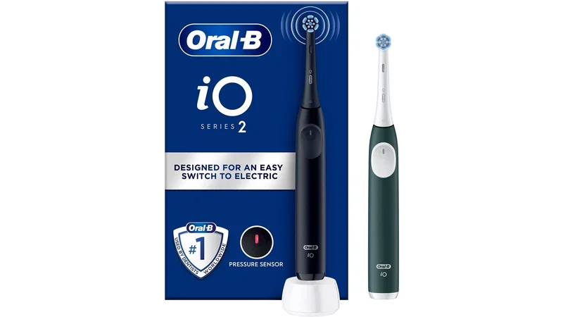 Product Image for Oral-B iO2 Duo - Svart / Grön - Eltandborste | Webhallen