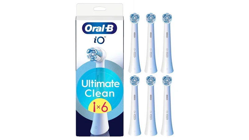 Product Image for Oral-B iO Ultimate Clean 6-pack - Vit - Borsthuvuden till eltandborstar | Webhallen