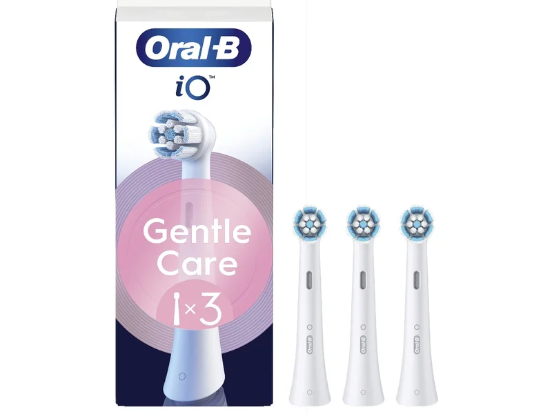 Product Image for Oral-B iO Gentle Care 3-pack - Vit - Borsthuvuden till eltandborstar | Webhallen