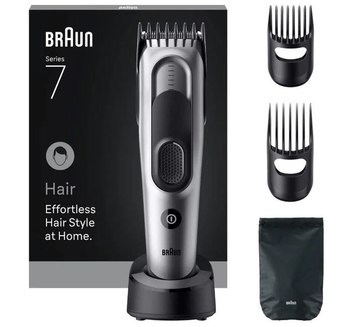 Product Image for Braun Hårtrimmer Series 7 HC7590 - Svart/Rymdgrå - Hårtrimmers / Klippare | Webhallen
