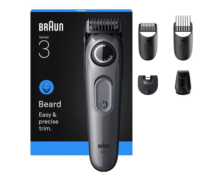 Product Image for Braun Skäggtrimmer Series 3 BT3560 - Grå - Skäggtrimmer | Webhallen