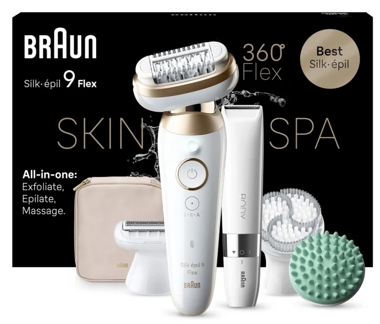 Product Image for Braun Epilator Silk-épil 9 Flex SkinaSpa SES9-481 3D - Epilator | Webhallen
