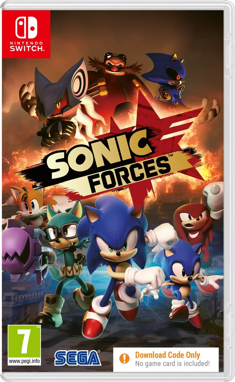 Product Image for Sonic Forces - Code in Box (Switch) - Äventyrsspel | Webhallen