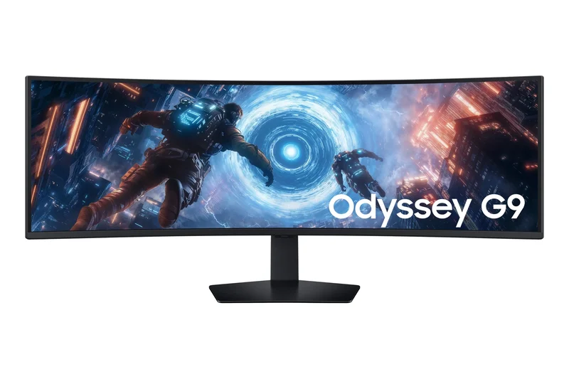 Product Image for Samsung Odyssey G9 G91F Curved / 49" / VA / 3840 x 2160 / 144 Hz / 1ms / 2xHDMI,DP / FreeSync - Gamingskärm | Webhallen