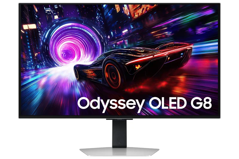 Product Image for Samsung Odyssey G8 G81SF / 27" / OLED / 3840 x 2160 / 240 Hz / 0,03ms / 2xHDMI,DP / FreeSync Premium - Gamingskärm | Webhallen