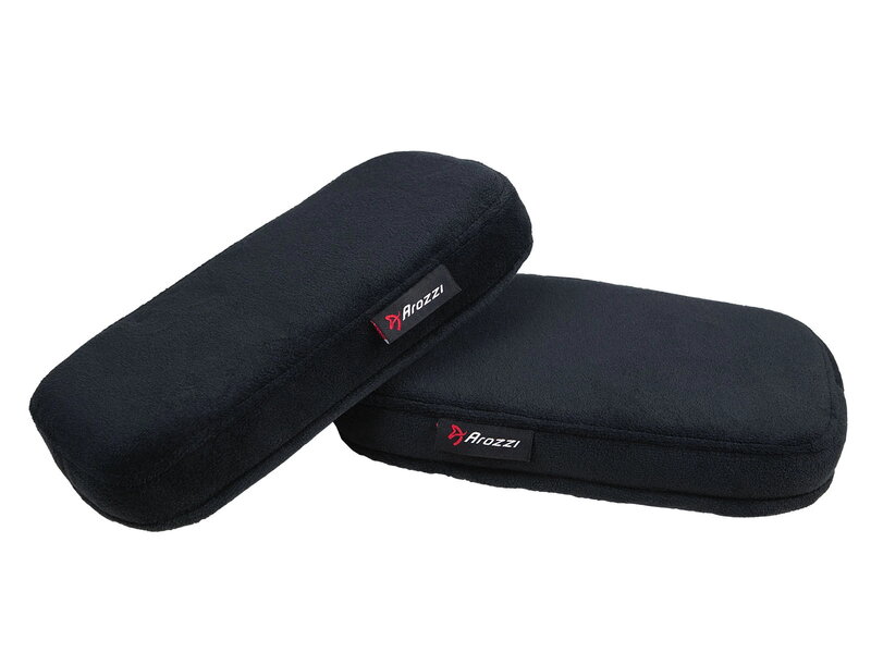 Arozzi Memory Foam Armrest Pads - Black