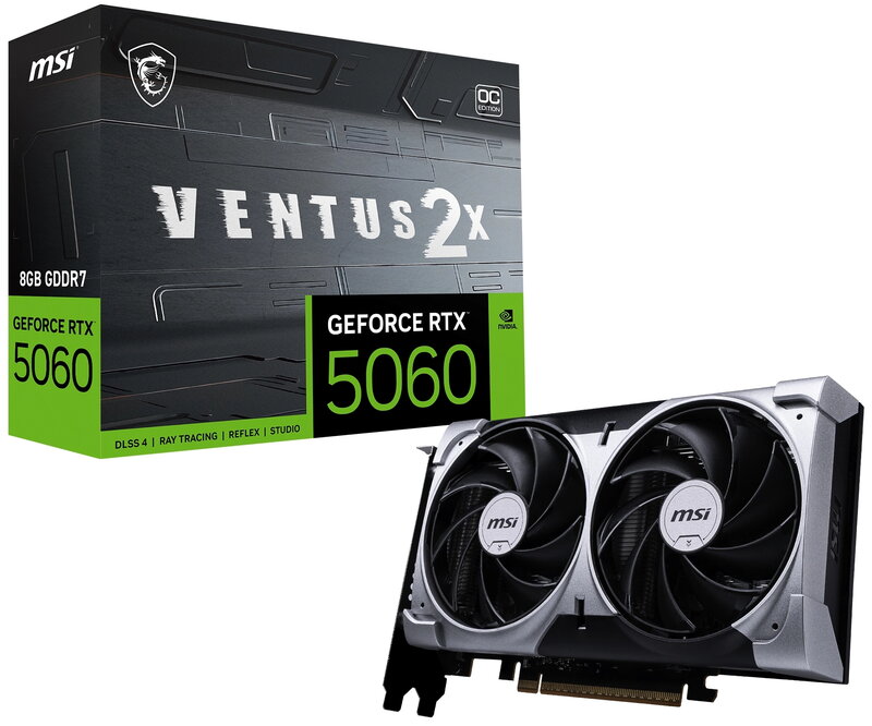 MSI GeForce RTX 5060 8G VENTUS 2X OC
