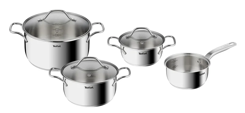 Product Image for Tefal Intuition grytset i rostfritt stål / 7 delar