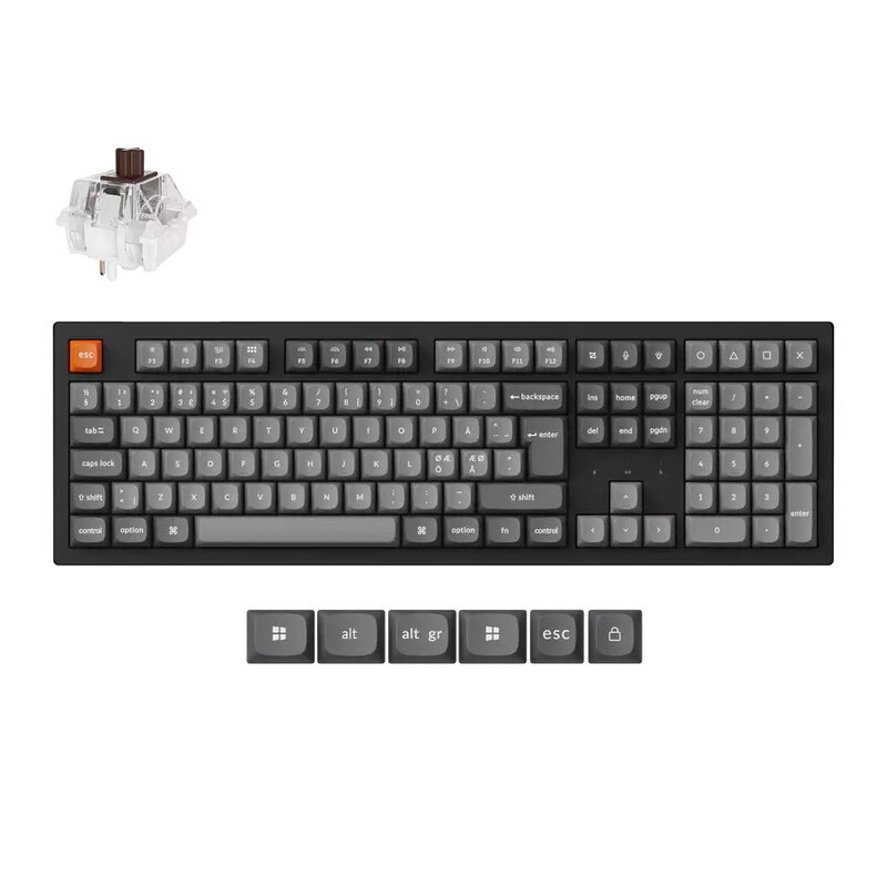 Keychron K10 MAX Wireless Tri-Mode Hot Swap QMK/VIA Keychron Super Brown