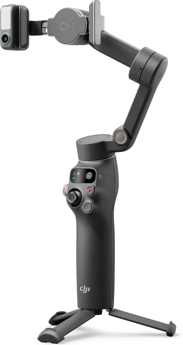 DJI Osmo Mobile 7P - Multifunktionsmodul, appfri spårning, filmkvalitet med enkelhet