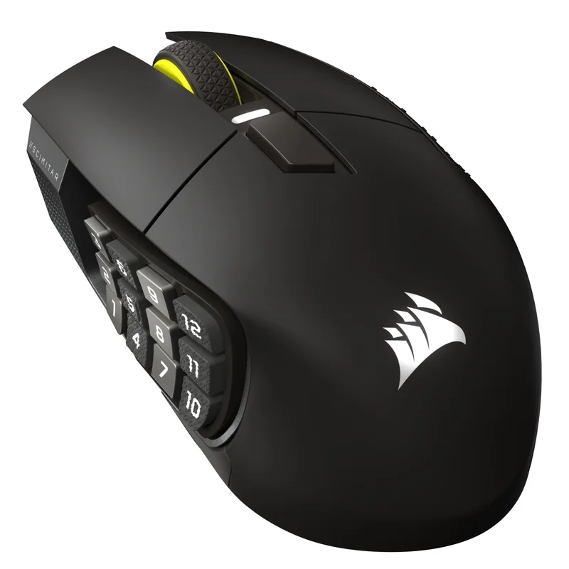 Product Image for Datormus - Corsair Scimitar Elite Wireless SE Gaming Mouse / 33000 DPI / Optical - Gun metal - Gamingmus | Webhallen