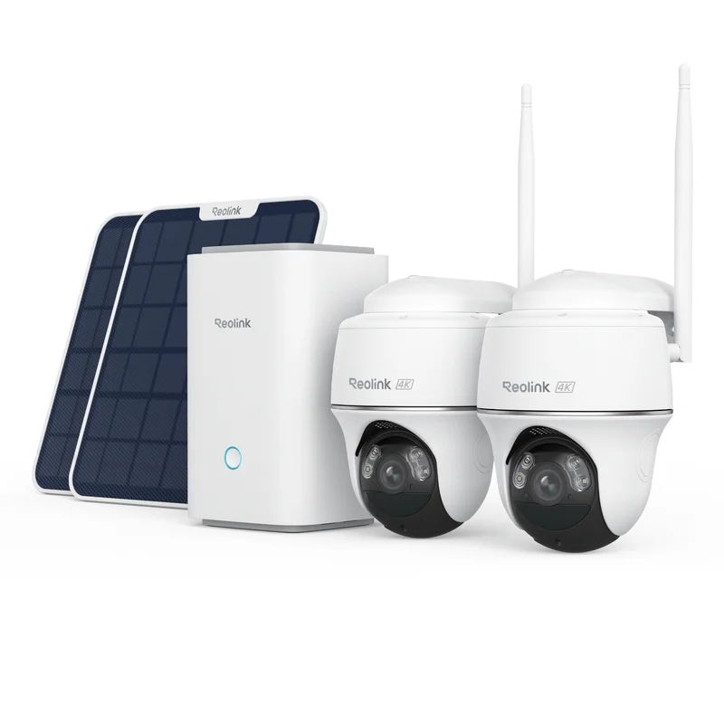 Product Image for Reolink Hub with 2x Argus PT Ultra 2x Solar Panel - Nätverkskamera | Webhallen