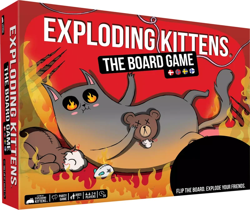Product Image for Brädspel - Exploding Kittens The Board Game Nordic - Brädspel | Webhallen