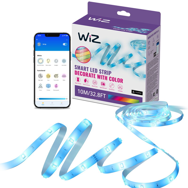 WiZ RGB LED Strip 10m Type-C