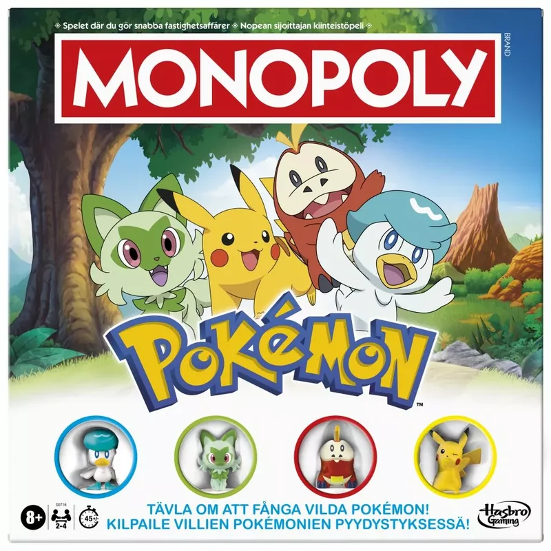 Product Image for Brädspel - Monopoly Pokemon (Sv/Fi) - Brädspel | Webhallen