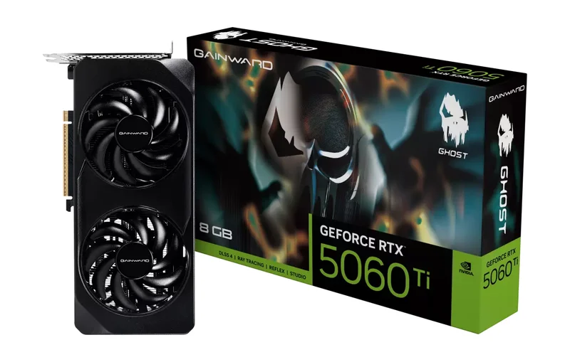 Product Image for Gainward GeForce RTX 5060 Ti Ghost 8GB - GeForce RTX | Webhallen