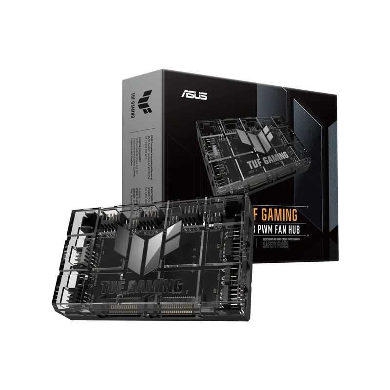 Product Image for ASUS TUF Gaming ARGB PWM Fan Hub - Fläktstyrning | Webhallen