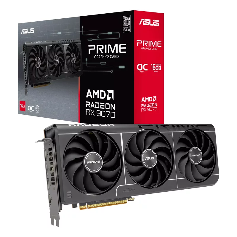 Product Image for ASUS PRIME Radeon RX 9070 EVO 16GB OC Edition