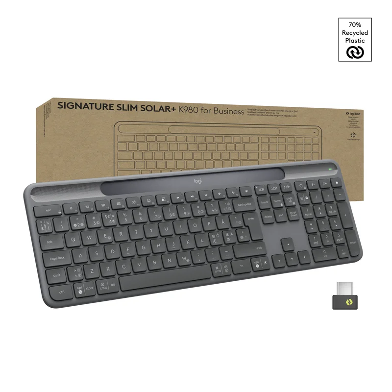 Product Image for Logitech Signature Slim Solar - Graphite - Standard | Webhallen