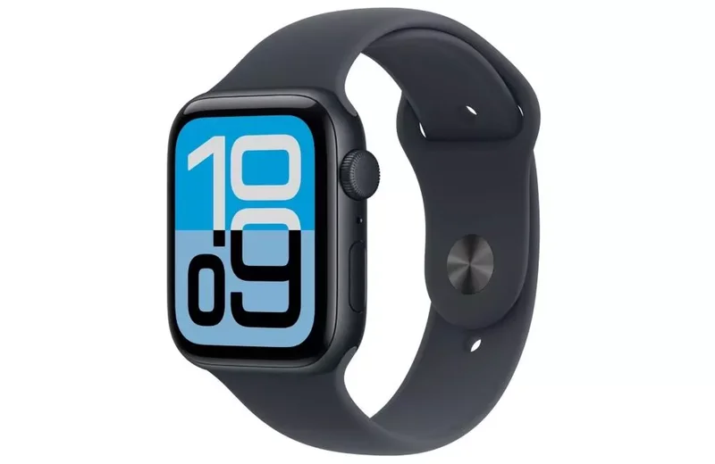 Product Image for Apple Watch SE 3 GPS 44mm Midnight Aluminium Case med Midnight Sport Band - M/L - Apple Watch SE | Webhallen