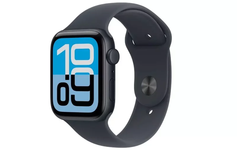 Product Image for Apple Watch SE 3 GPS + Cellular 44mm Midnight Aluminium Case med Midnight Sport Band - S/M - Apple Watch SE | Webhallen