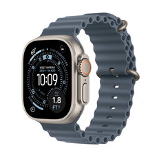 Watch Ultra 3 GPS + Cellular 49mm Natural Titanium Case med Anchor Blue Ocean Band