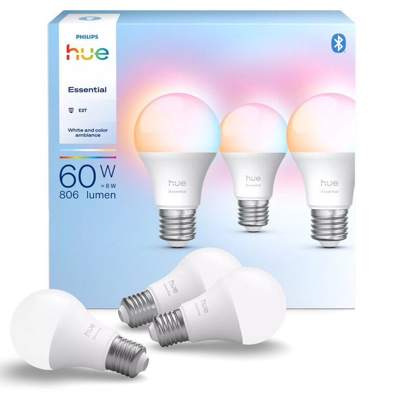 Philips Hue E WCA 806 A60 E27 3P EU