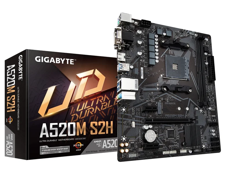 Product Image for Gigabyte AM4 A520M S2H - Socket AM4 | Webhallen