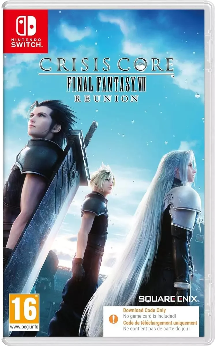 Product Image for Crisis Core - Final Fantasy VII: Rreunion - Code in Box (Swicth) - Rollspel | Webhallen