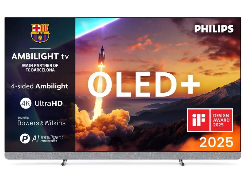 Product Image for Philips 77" 77OLED910 / 4K / OLED+ / 144Hz / Ambilight / Bowers & Wilkins / Smart TV