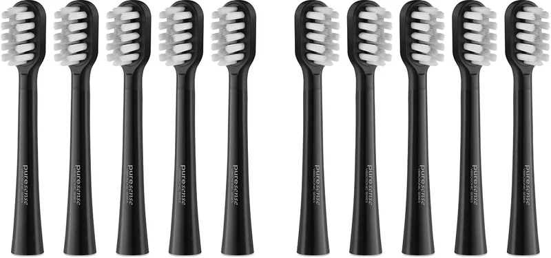Product Image for PureSense PSTT350 Små tandborsthuvuden för Vibrosonic Series 10-pack - Borsthuvuden till eltandborstar | Webhallen