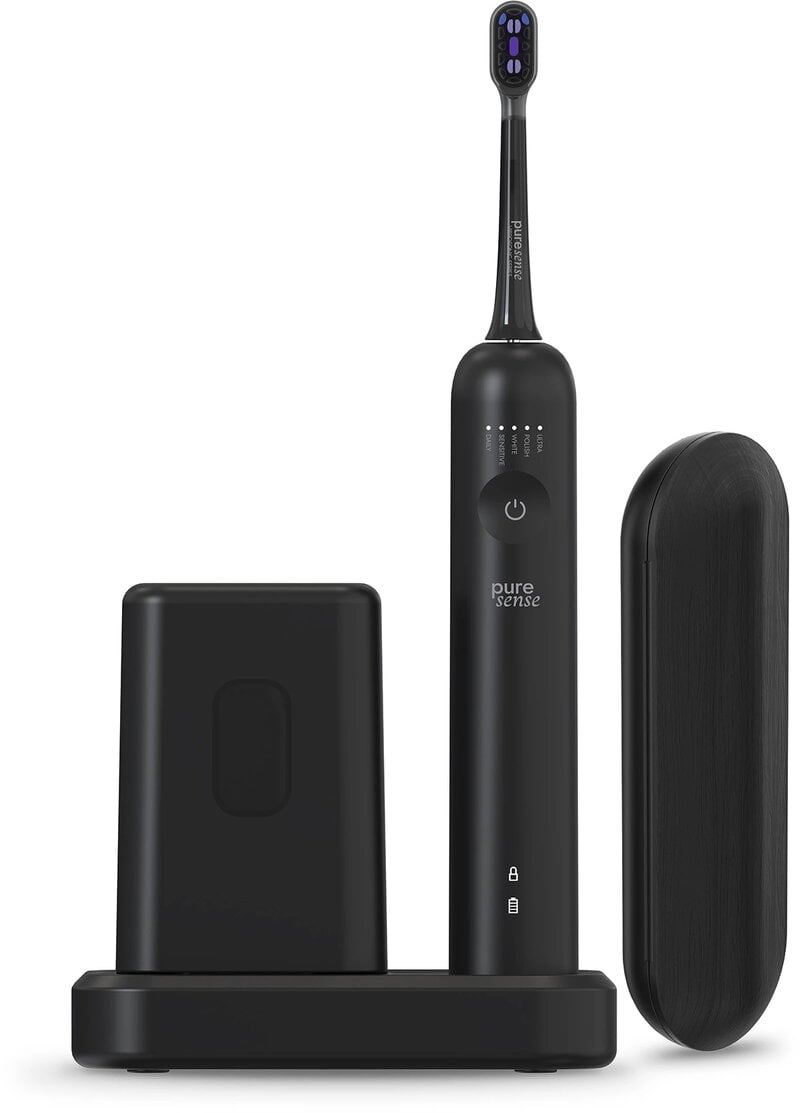 PureSense PSVS400B Vibrosonic Eltandborste + UV-rengörare