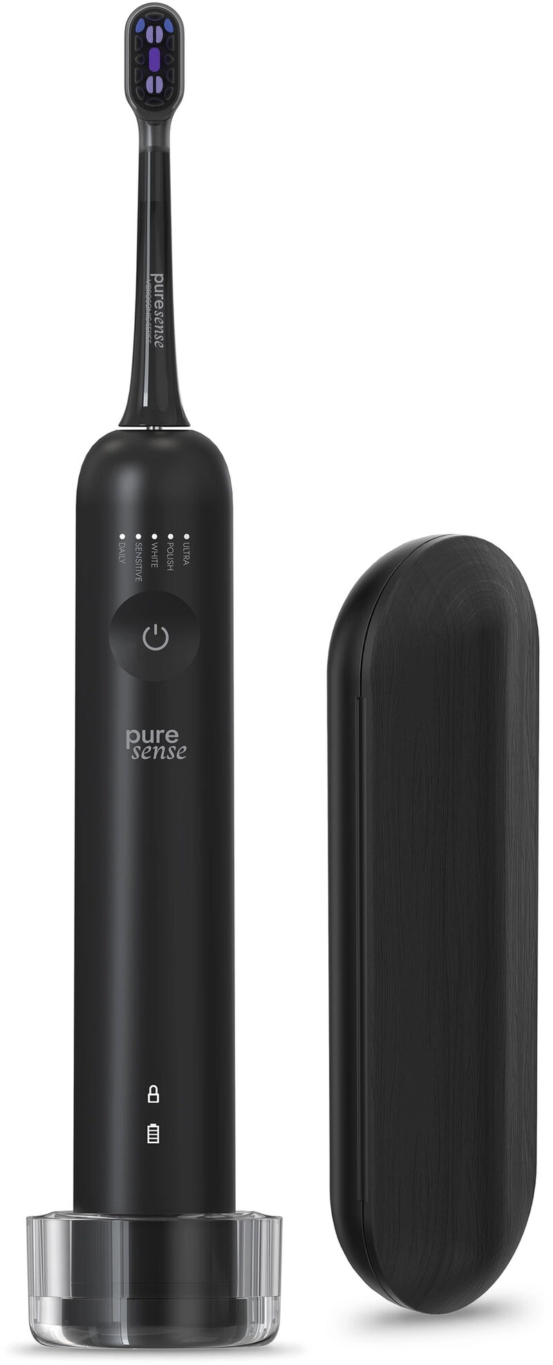 PureSense PSVS300B Vibrosonic Eltandborste + Resefodral