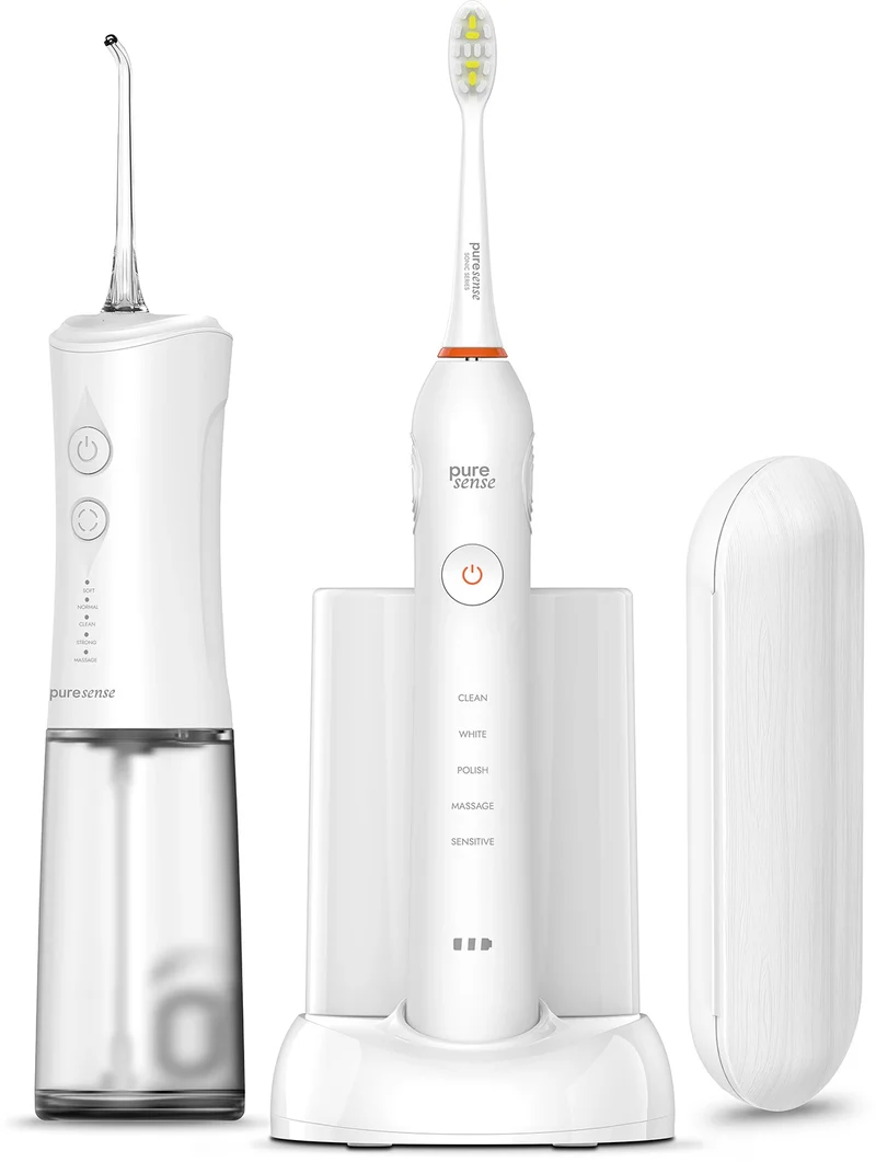 Product Image for PureSense PSSN550W Sonisk Eltandborste + UV-rengörare + Flosser - Eltandborste | Webhallen