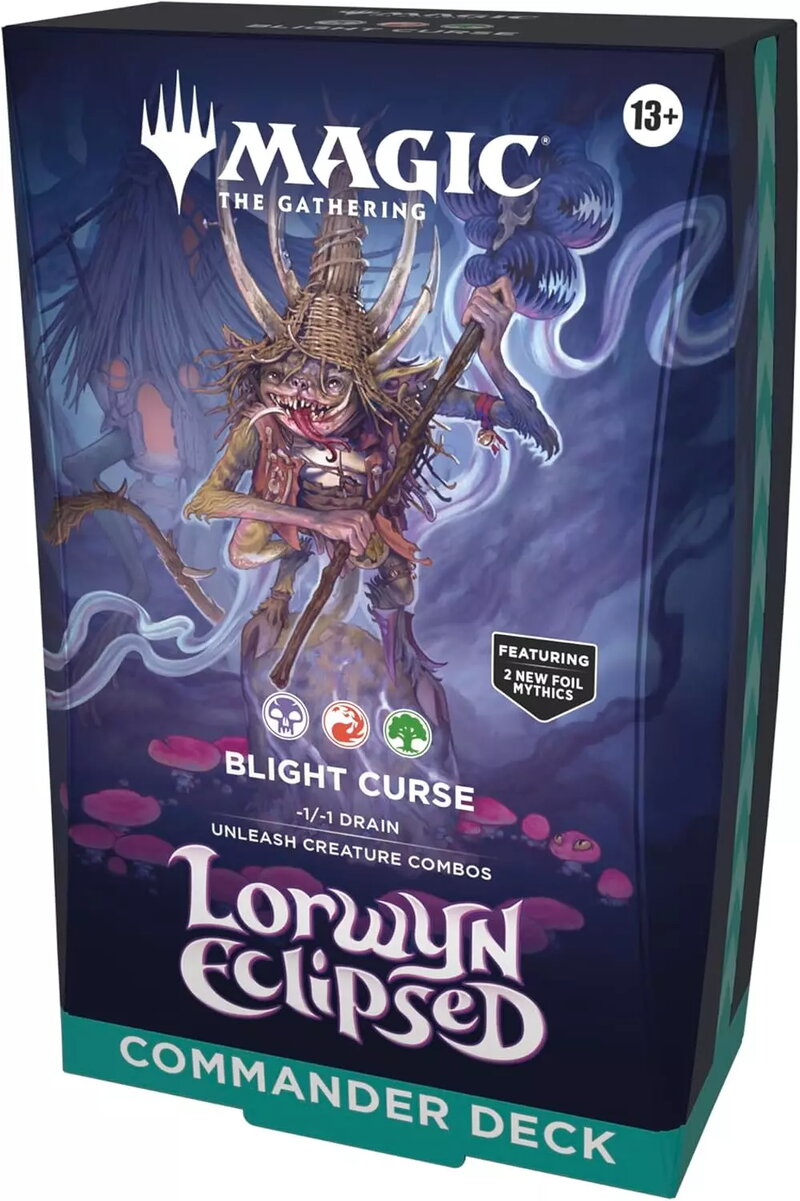 Magic the Gathering: Lorwyn Eclipsed Blight Curse Commander Deck