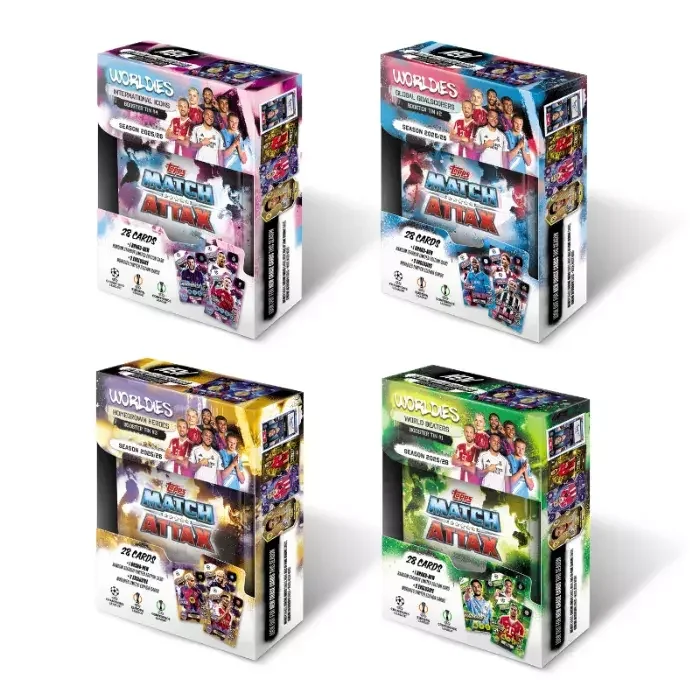 Product Image for Topps Match Attax Booster Tin UCL 25/26 - Samlarkortspel - Fotbollskort | Webhallen